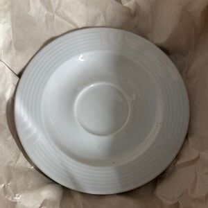 Elegant White Saucer